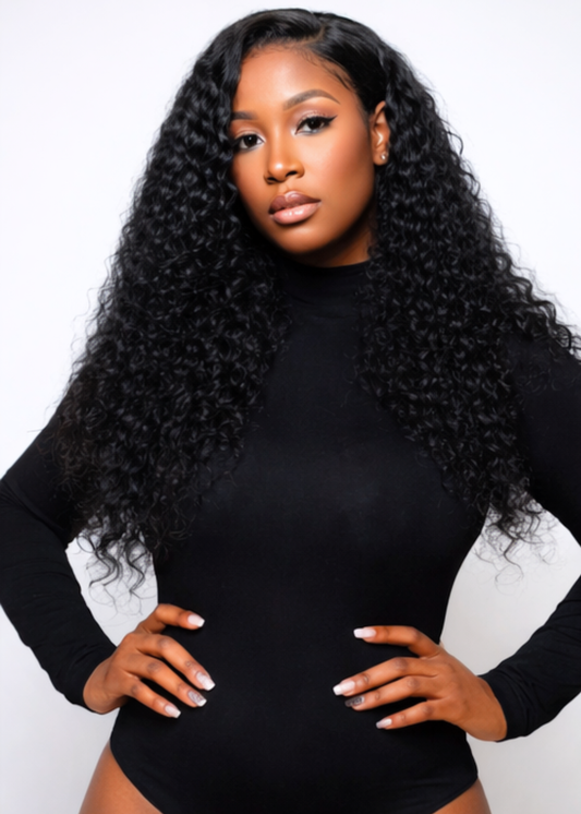 5x5 Lace Closure Deep Water Wave 1B Natural